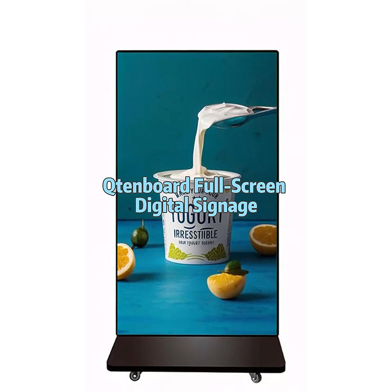 Full screen digital signage show