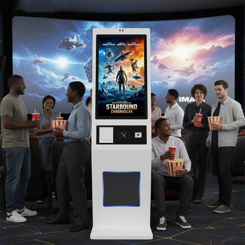 Qtenboard Self-Service Ticket Kiosk in Cinema