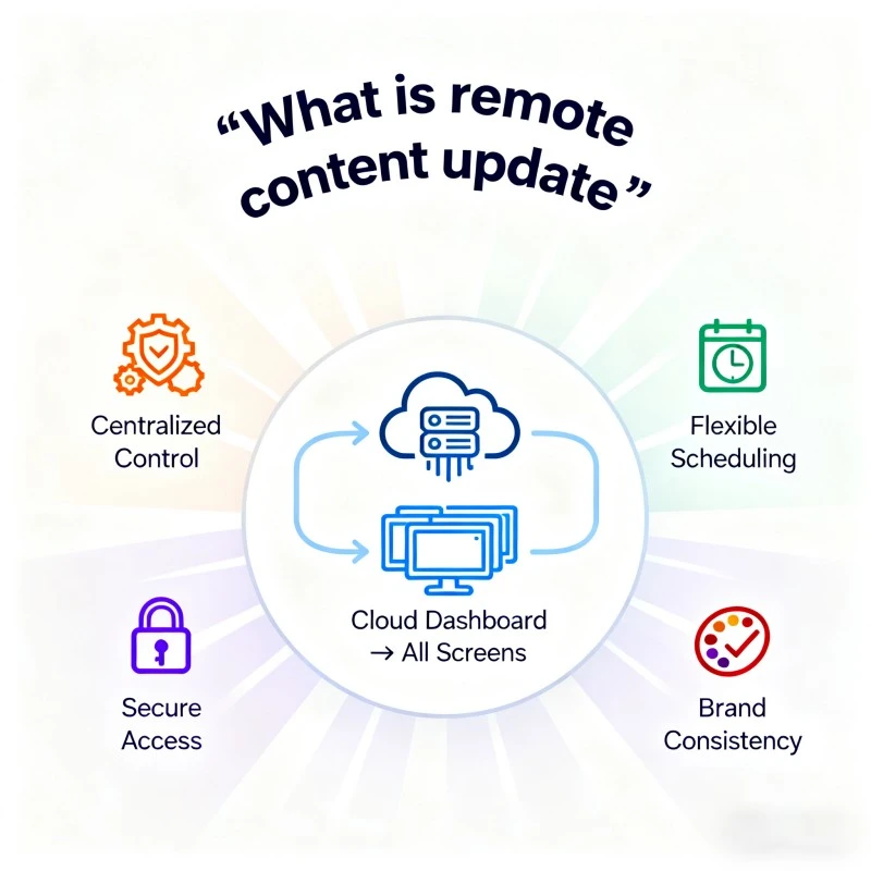 Remote Updates for Digital Signage Content Qtenboard