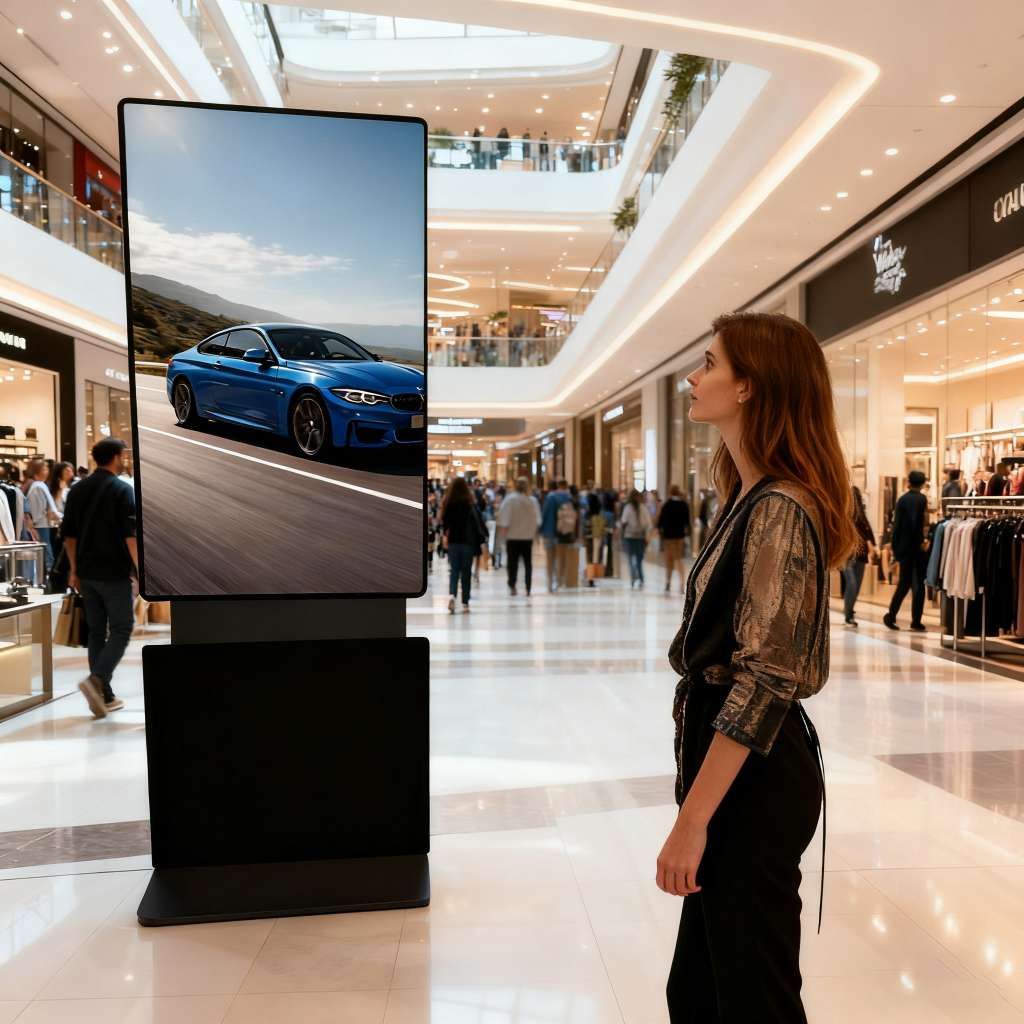 Rotating Digital Signage | 360° Display Solution — Qtenboard 