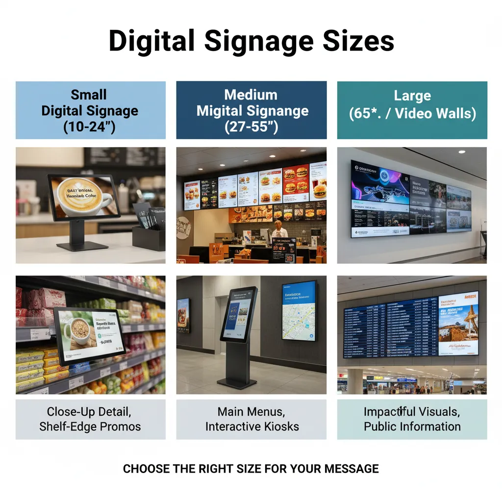 Digital Signage Sizes