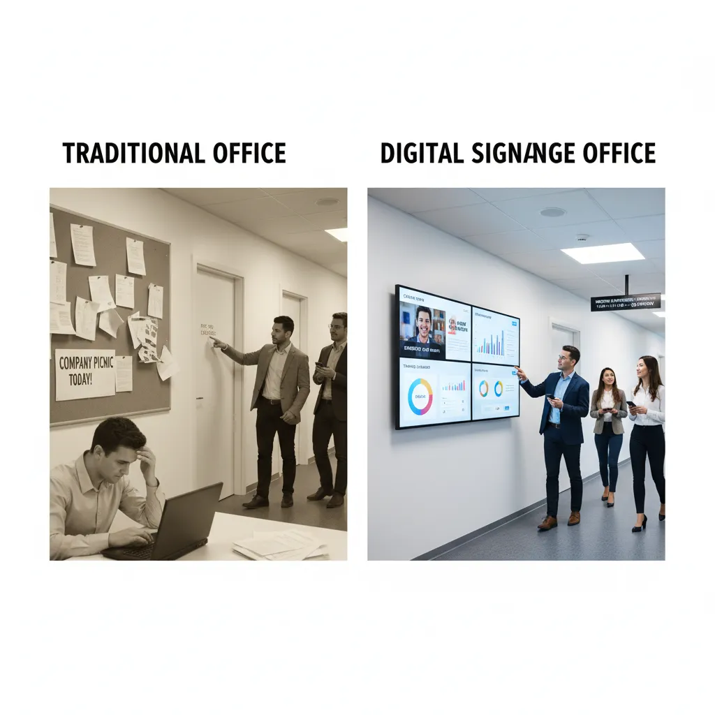 Digital Signage for Corporate Offices: Internal Communication