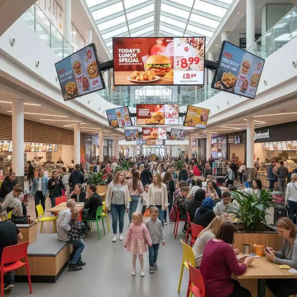 Digital Signage for Shopping Malls Attracting Foot Traffic2