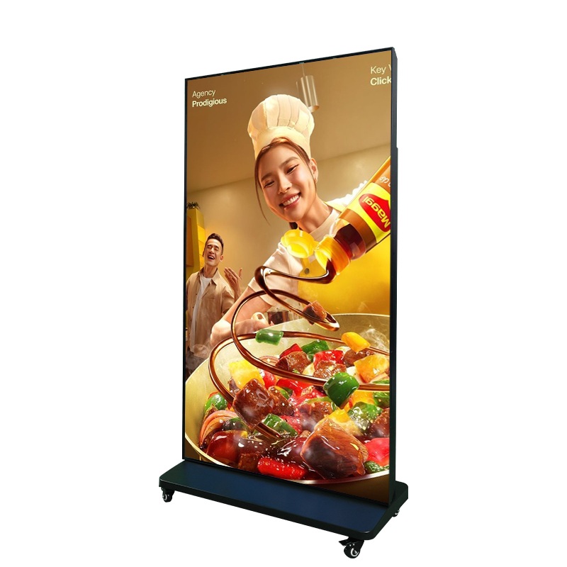 Qtenboard Full Screen Digital Signage | Ultra-Slim Bezel for Immersive Ads