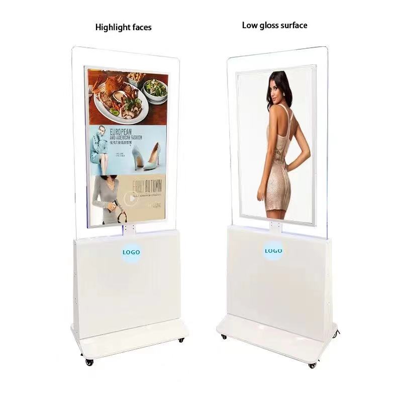 Shop Window Floor-Standing Digital Signage | Qtenboard Transparent Display