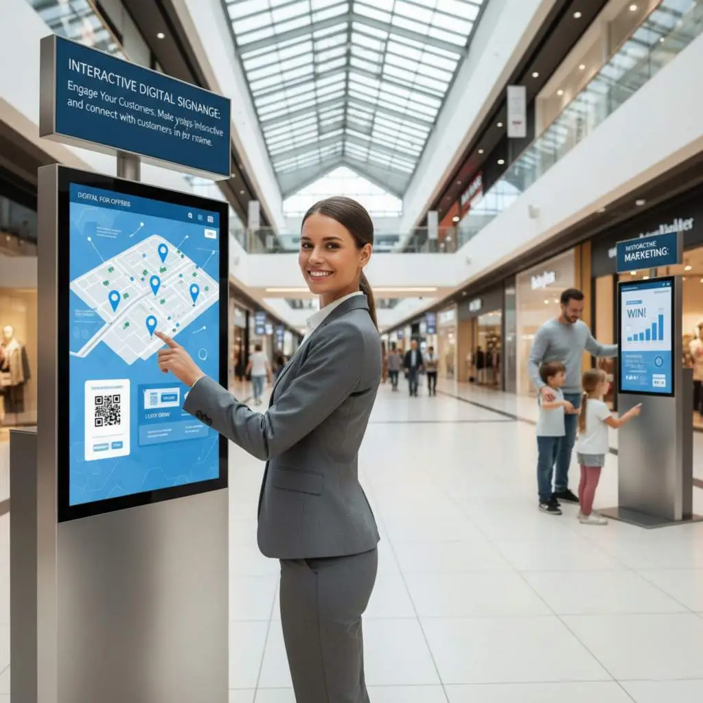 Interactive Digital Signage: Engage Your Customers