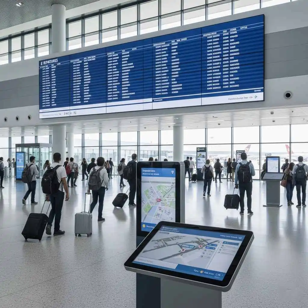 Digital Signage for Airports: Real-Time Flight Information