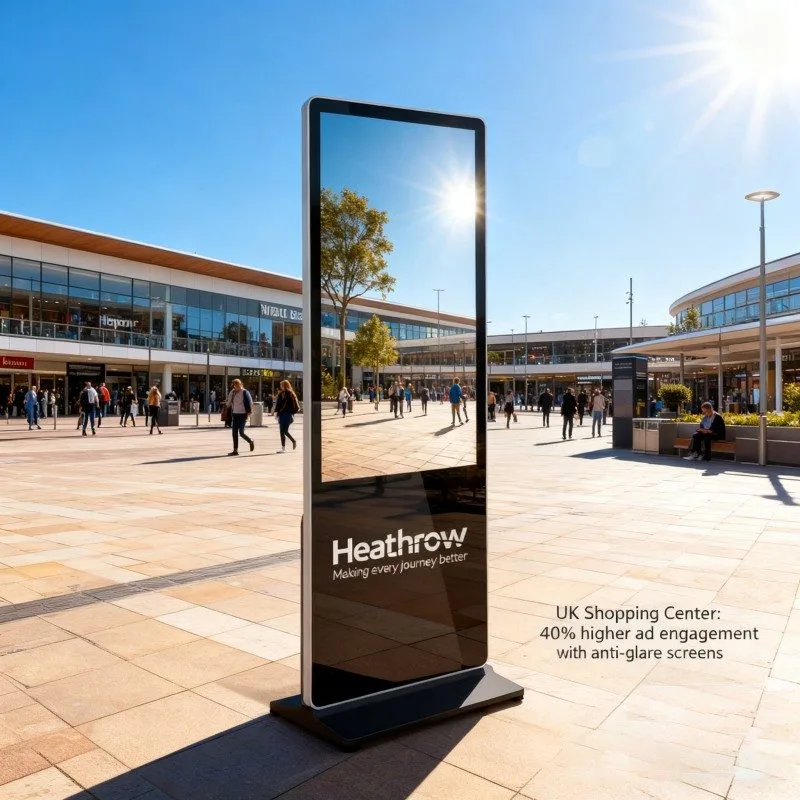 Anti-Glare Signage Screens for Outdoor Visibility Qtenboard