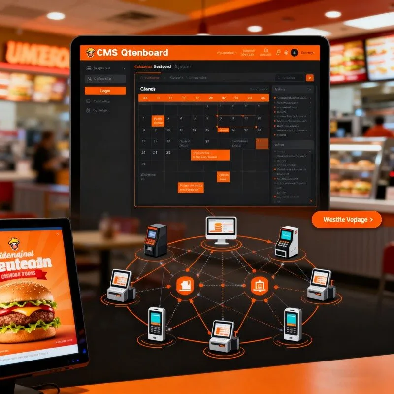 Scheduling Digital Signage Content with CMS Qtenboard