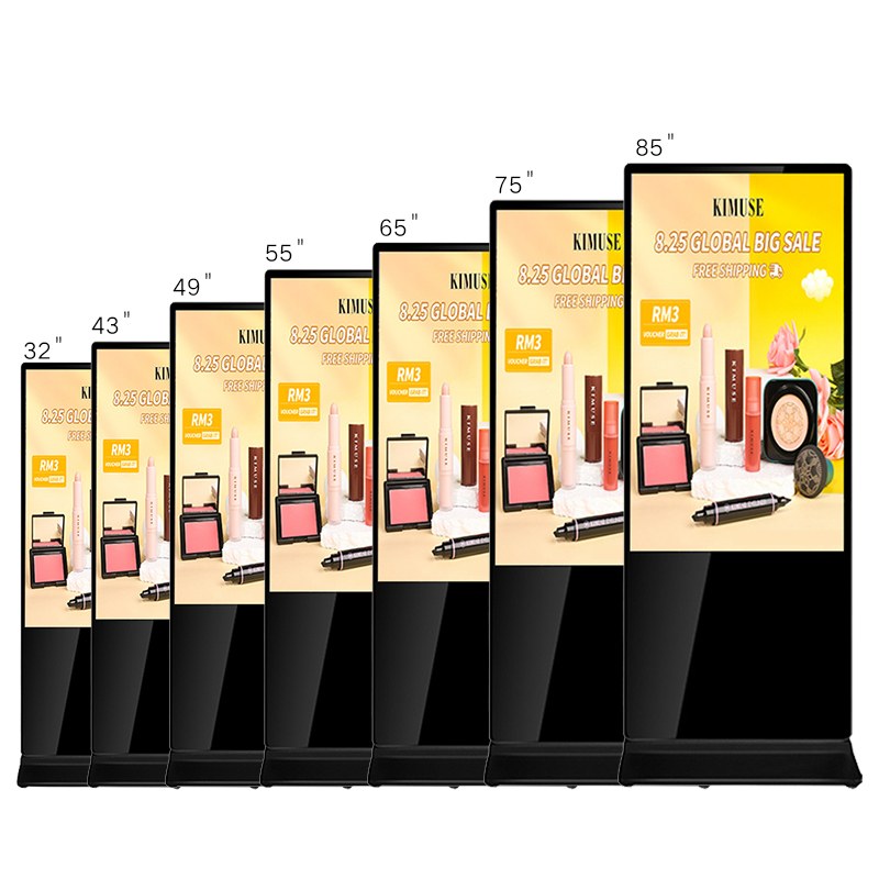Vertical Digital Signage different sizes in 32