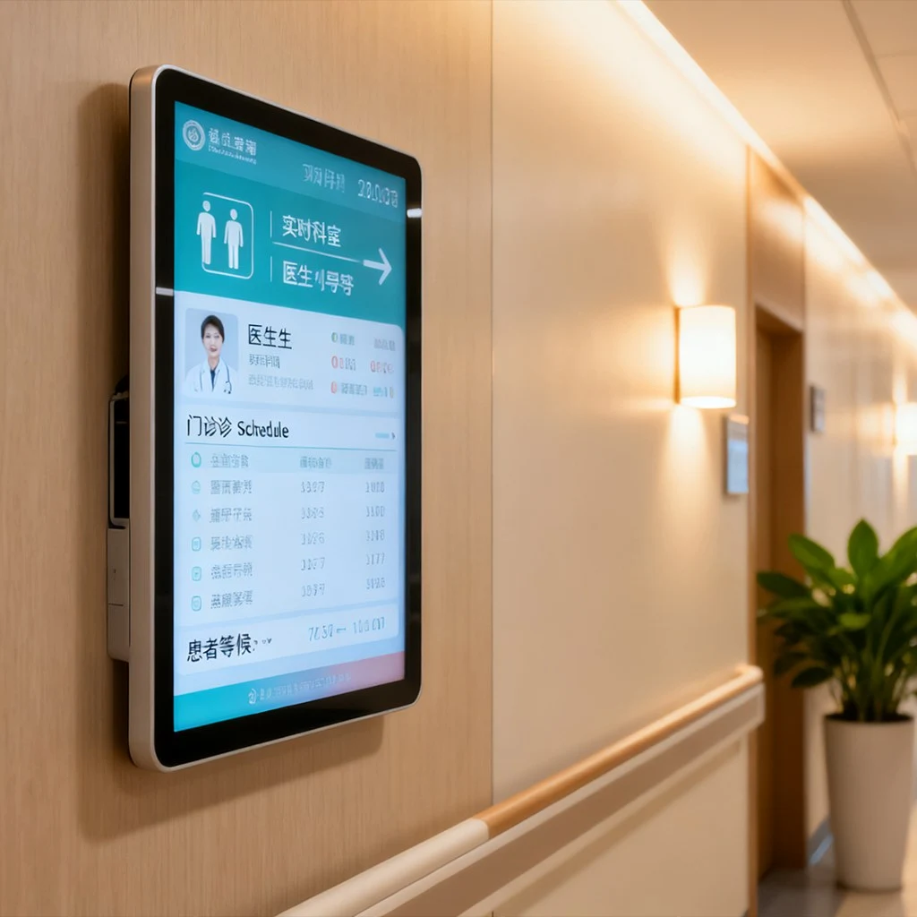 Wall-Mounted Signage for Hospitals and Clinics Qtenboard