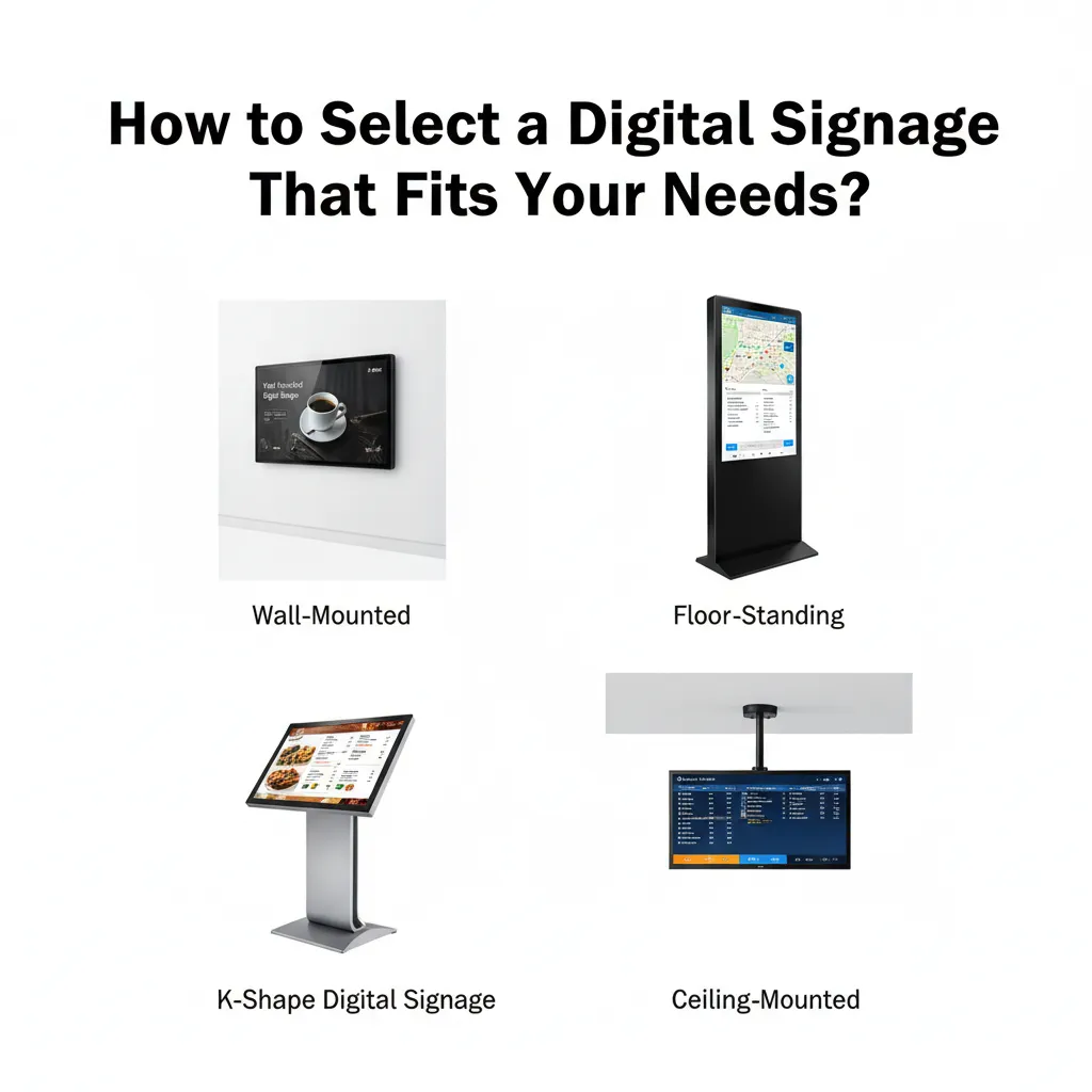 How to Select a Digital Signage That Fits Your Needs ？