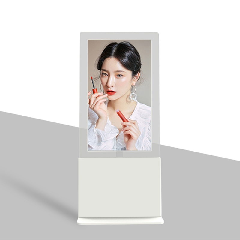 Floor-Standing Transparent Edge Digital Signage | Qtenboard