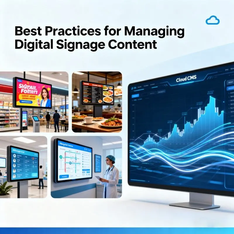 Best Practices for Managing Digital Signage Content Qtenboard