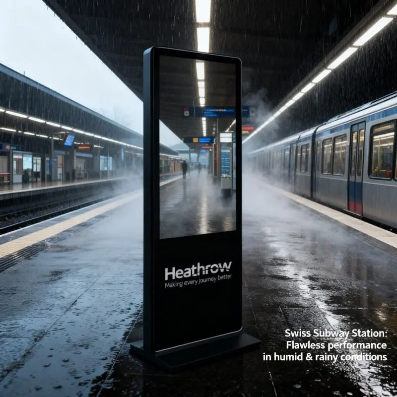 Waterproof Digital Signage: IP65 and Above Qtenboard