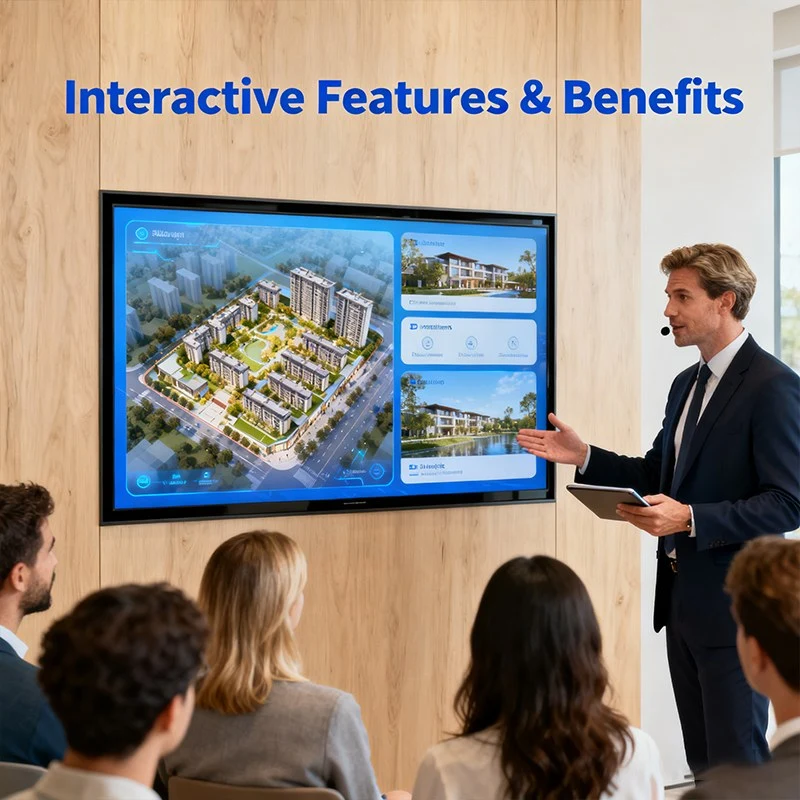 Digital Signage for Real Estate: Property Ads Qtenboard