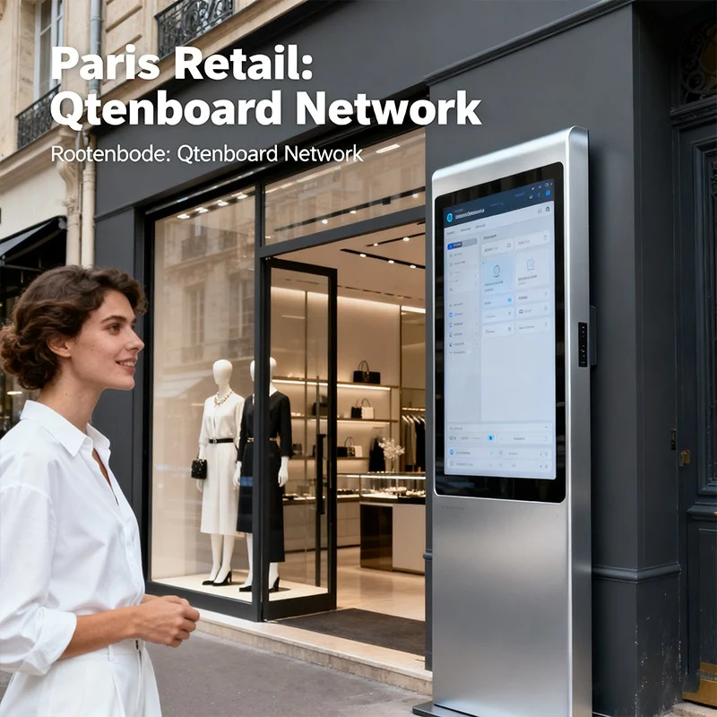 Comparing Indoor vs Outdoor Digital Signage Applications Qtenboard