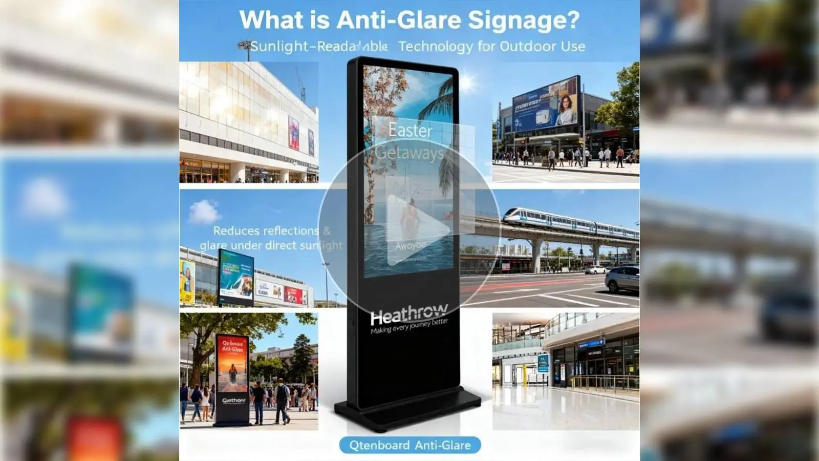 High-Brightness Digital Signage for Outdoor Use