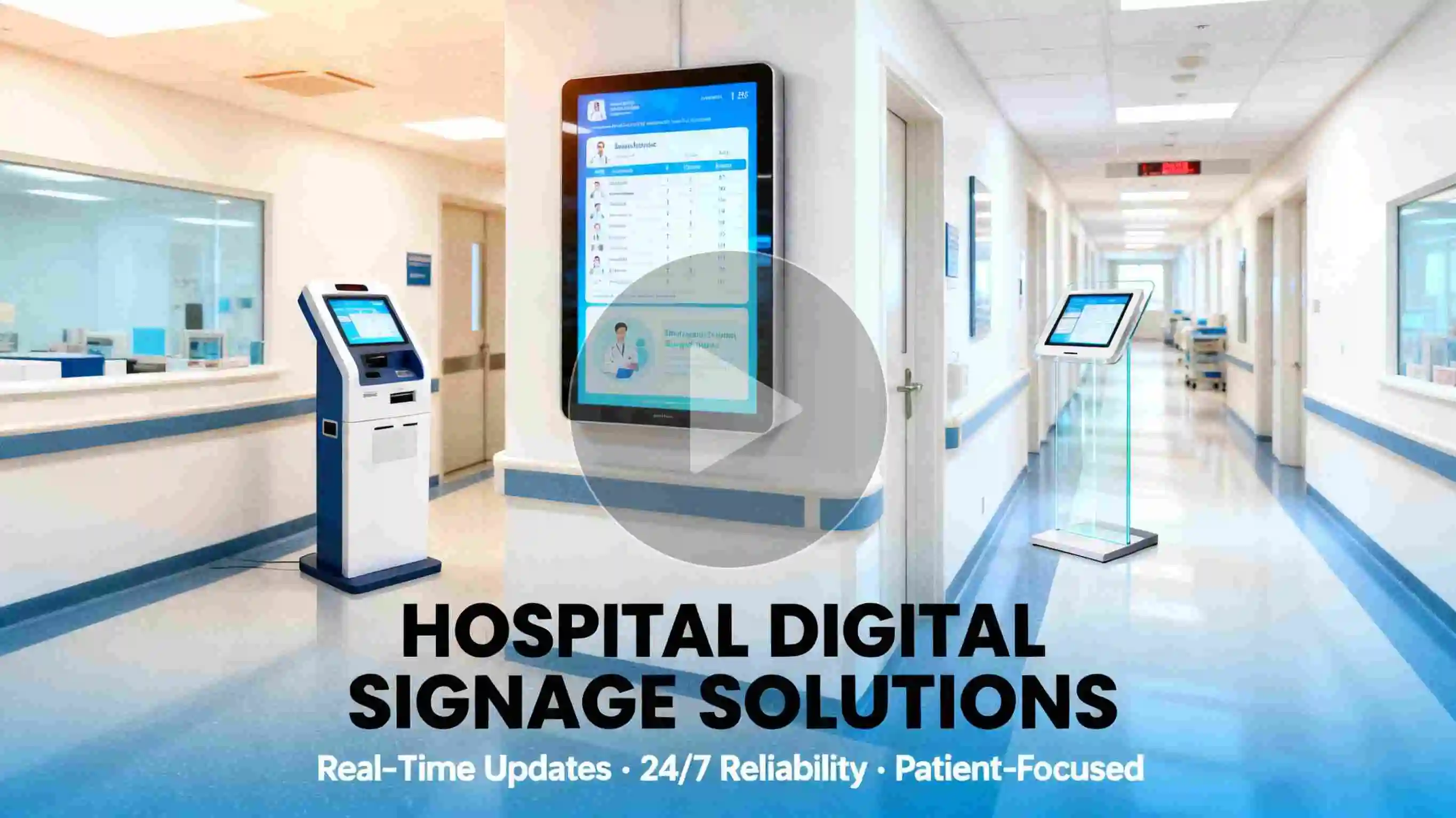 Hospital Digital Signage Solutions Qtenboard
