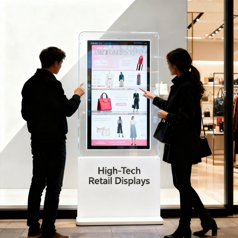 Transparent Glass Signage for Brand Showcases