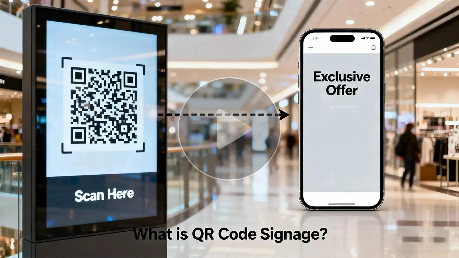 QR Code Integration in Digital Signage