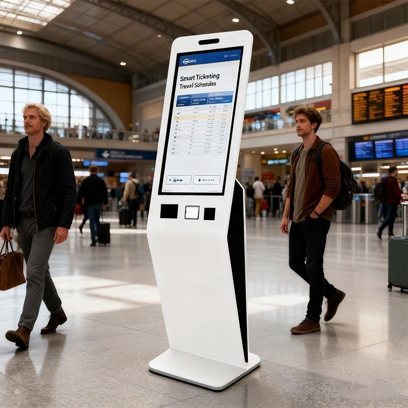 Smart Ticketing Kiosks for Airports and Stations