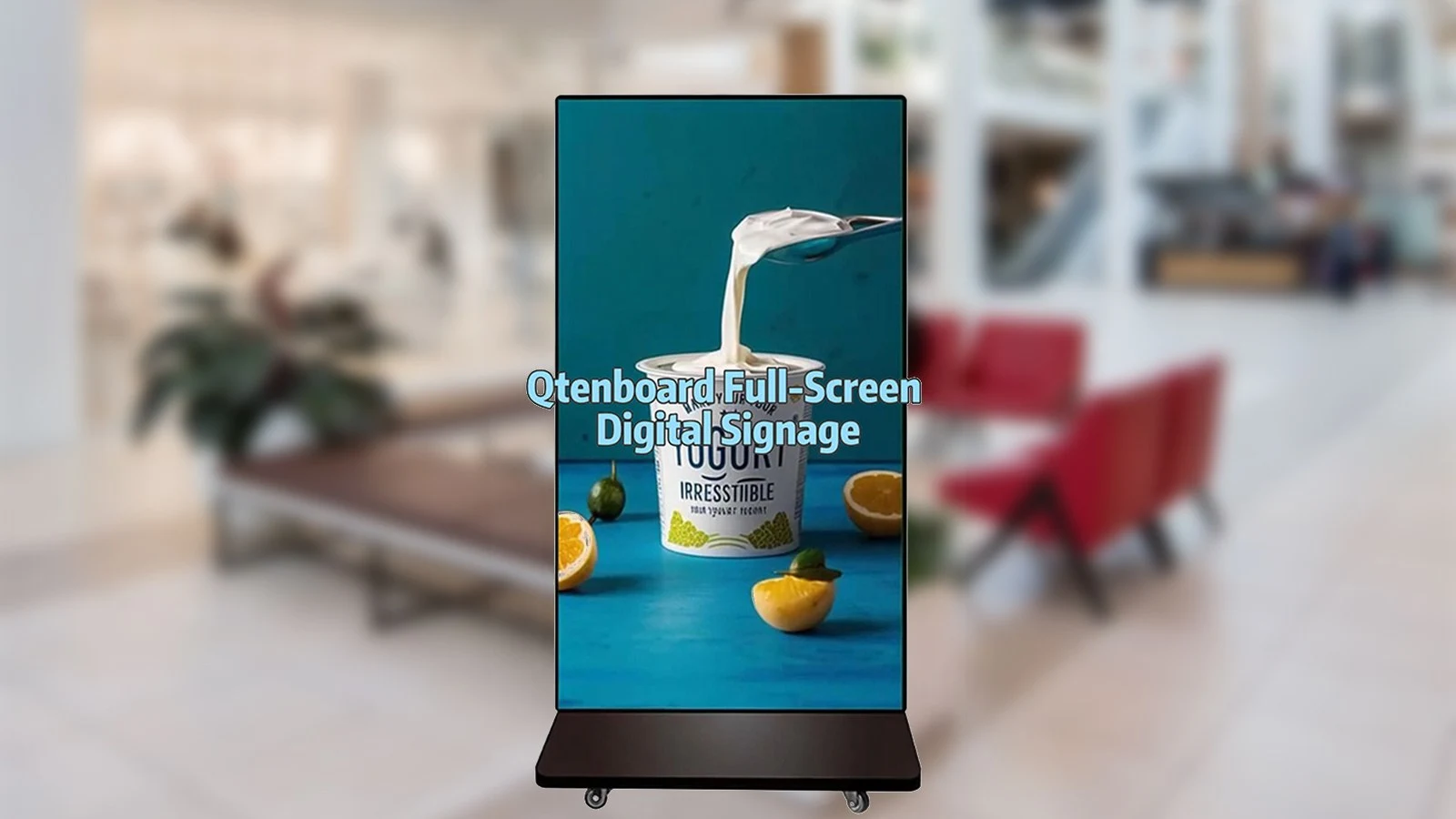 Full screen digital signage show