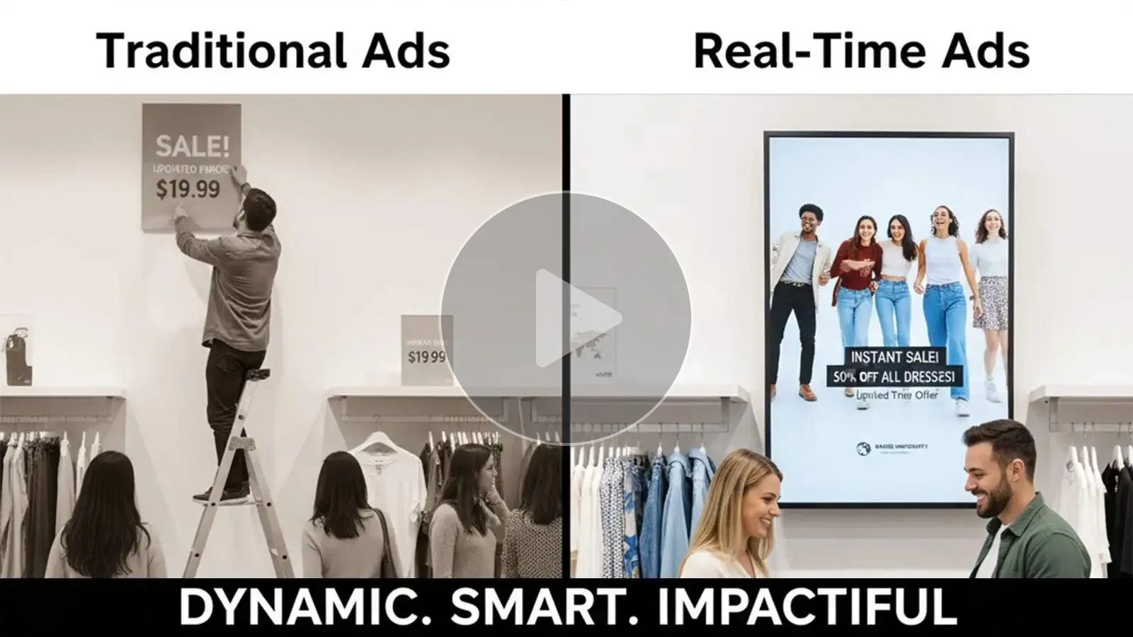 Retail Promotion Digital Signage: Real-Time Ads