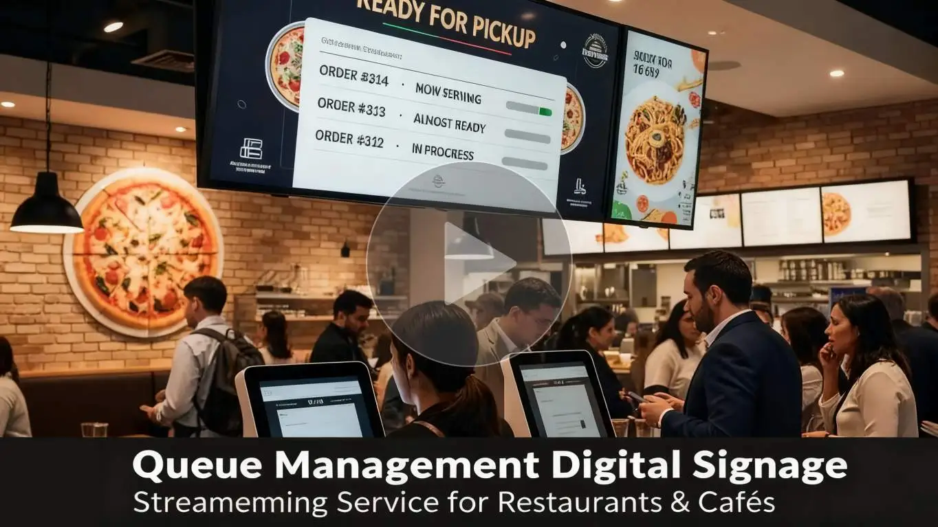Standing Kiosk Bank Digital Signage Solutions Qtenboard