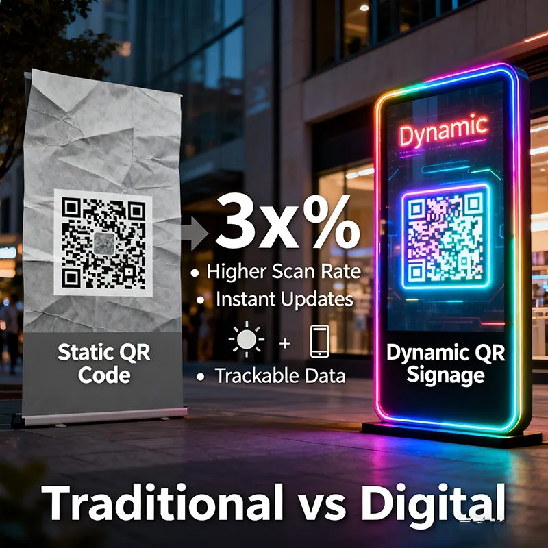 QR Code Integration in Digital Signage Qtenboard