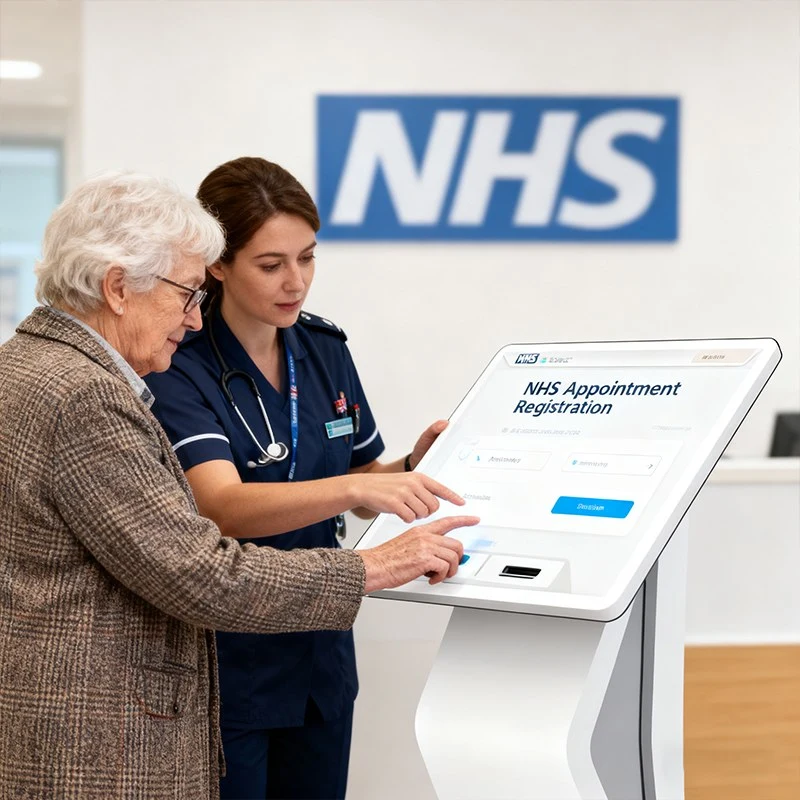 Smart Government Service Kiosks for Citizens Qtenboard