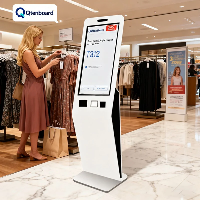Digital Kiosks Lower Labor Costs in Retail Qtenboard