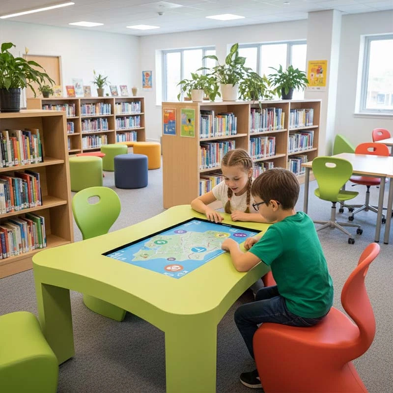 Qtenboard Touch Screen Table for Encourage reading, creativity, and exploration