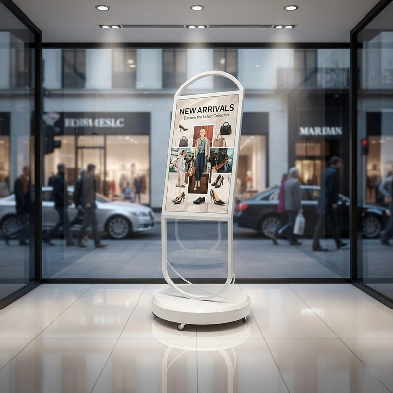 Qtenboard retail window displays to showcase new arrivals and promotions