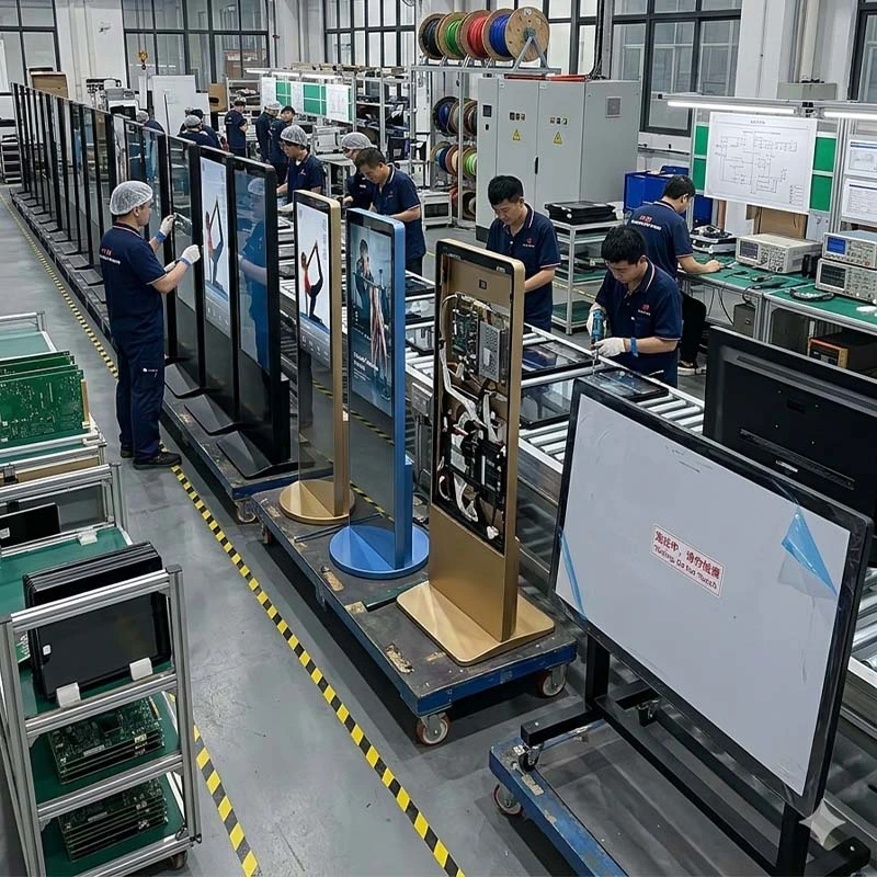 Qtenboard Factory of Mirror digital signage