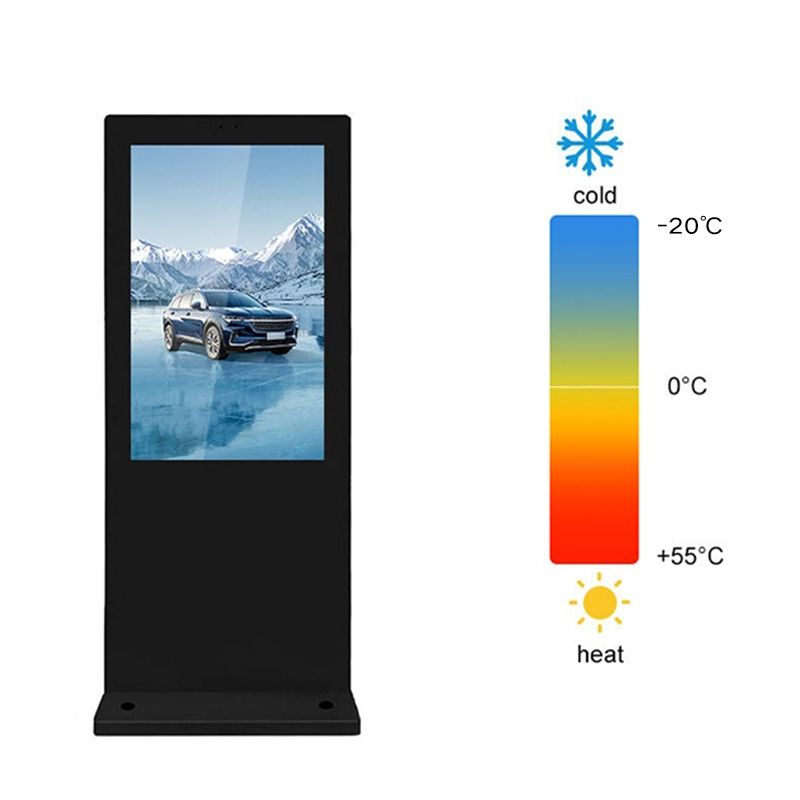 Qtenboard Hanging Transparent Digital Signage Multiple Sizes Support