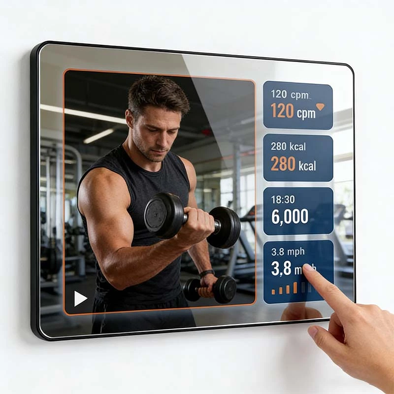 Qtenboard Mirror Digital Signage Multi-Touch Interaction