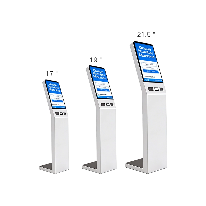 Queue Calling Kiosk sizes