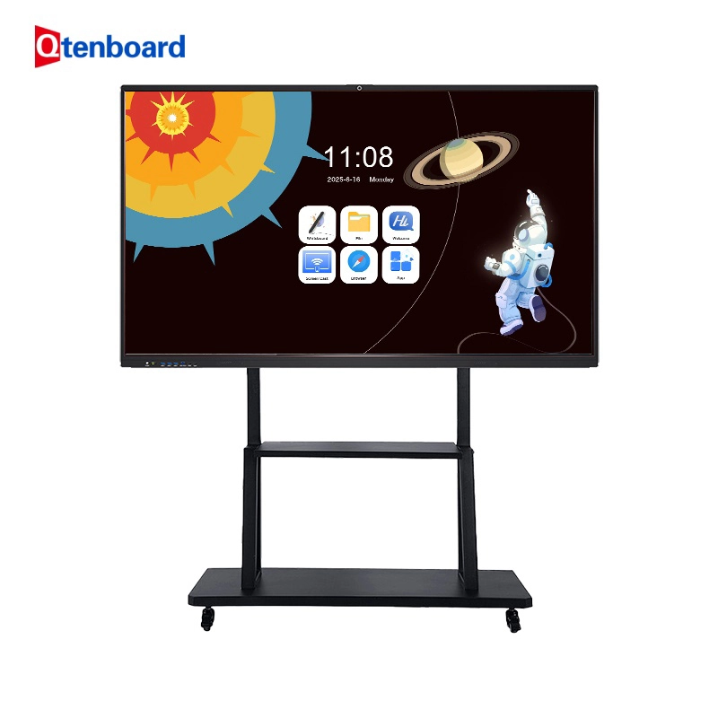 75 86 Inch Interactive Flat Panel Whiteboard for Education Classroom Smart IFP