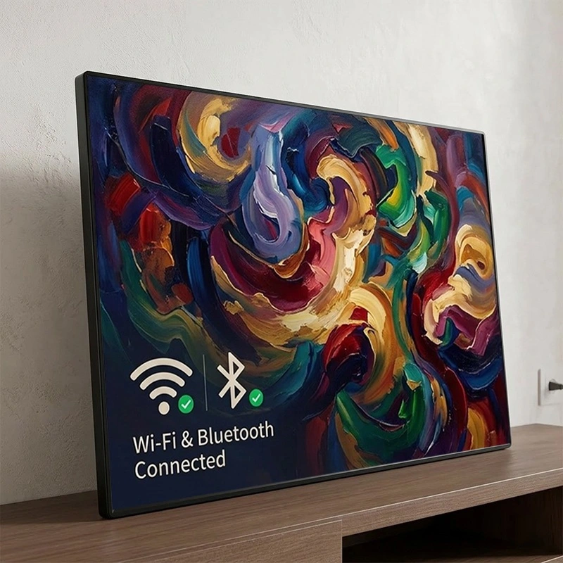 Qtenboard Digital Photo Frame WiFi & Bluetooth Connectivity
