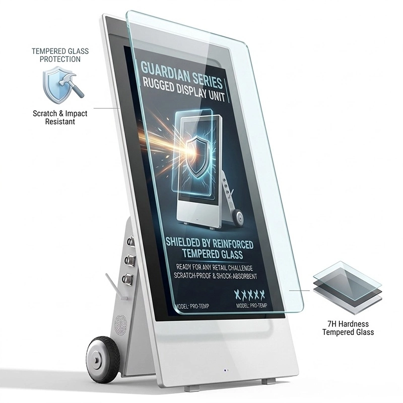 Qtenboard Transparent Digital Signage Multiple Installation Methods