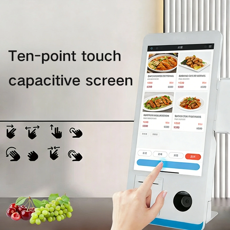 Qtenboard Self-Service Checkout Kiosk 10-Point Capacitive Touch