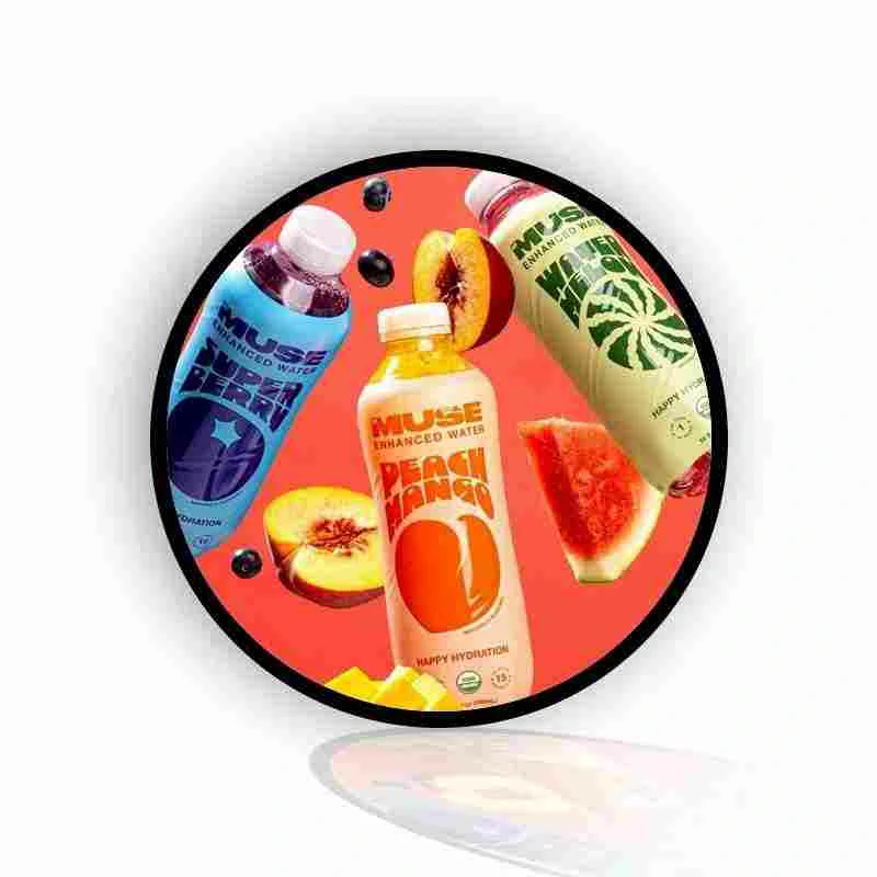 Circular Digital Signage Display for Creative Advertising