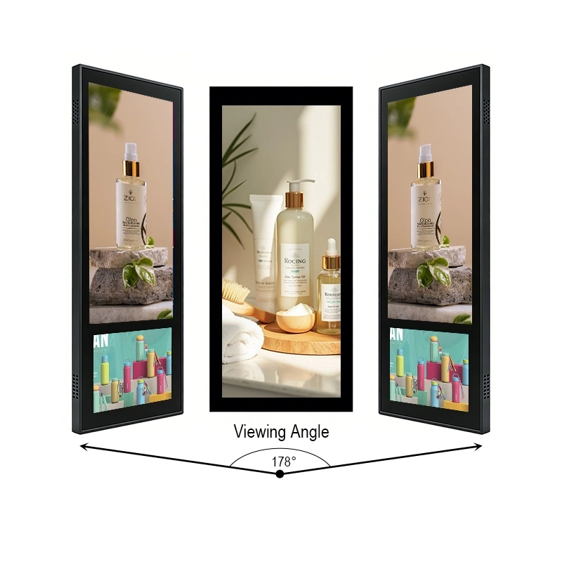 Qtenboard Elevator Digital Signage Single IPS Display with Wide Viewing Angle