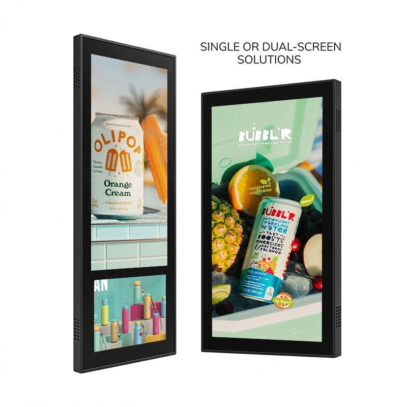 Qtenboard Elevator Digital Signage Single or Dual-Screen Optional