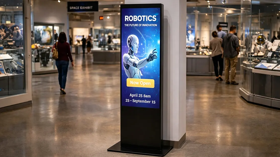 Qtenboard Digital Signage in Museums and Exhibition Halls