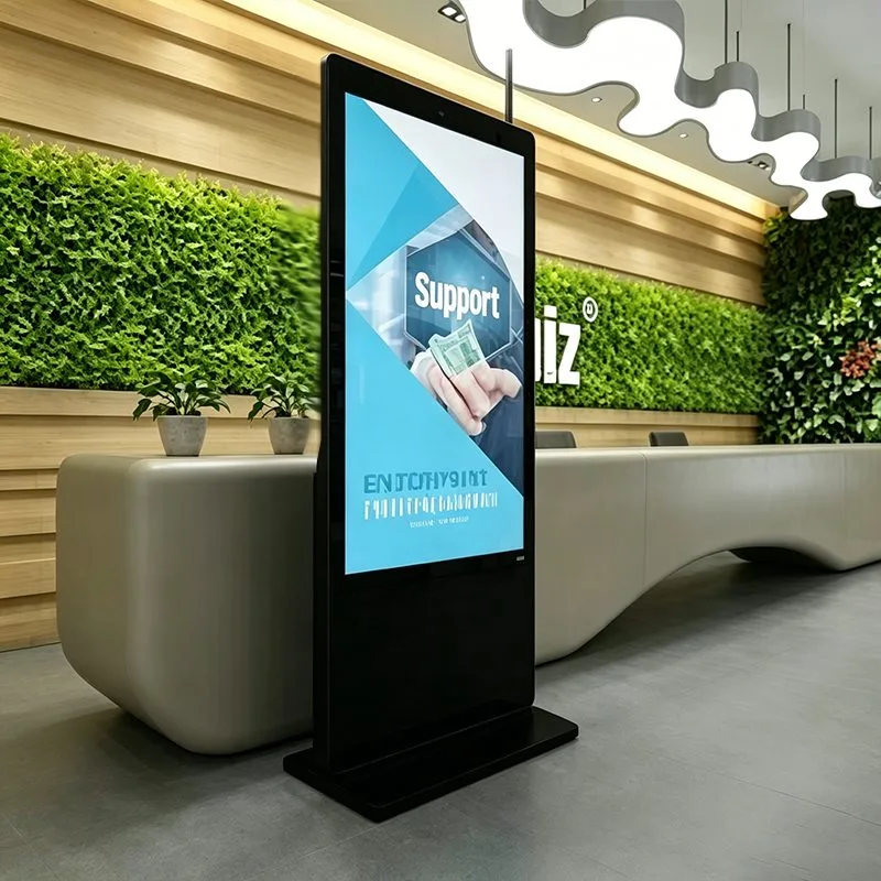 Qtenboard Outdoor Vertical Digital Signage for high-end corporate environments