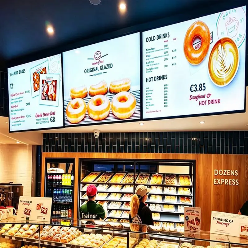 Qtenboard Digital Signage for chain restaurants