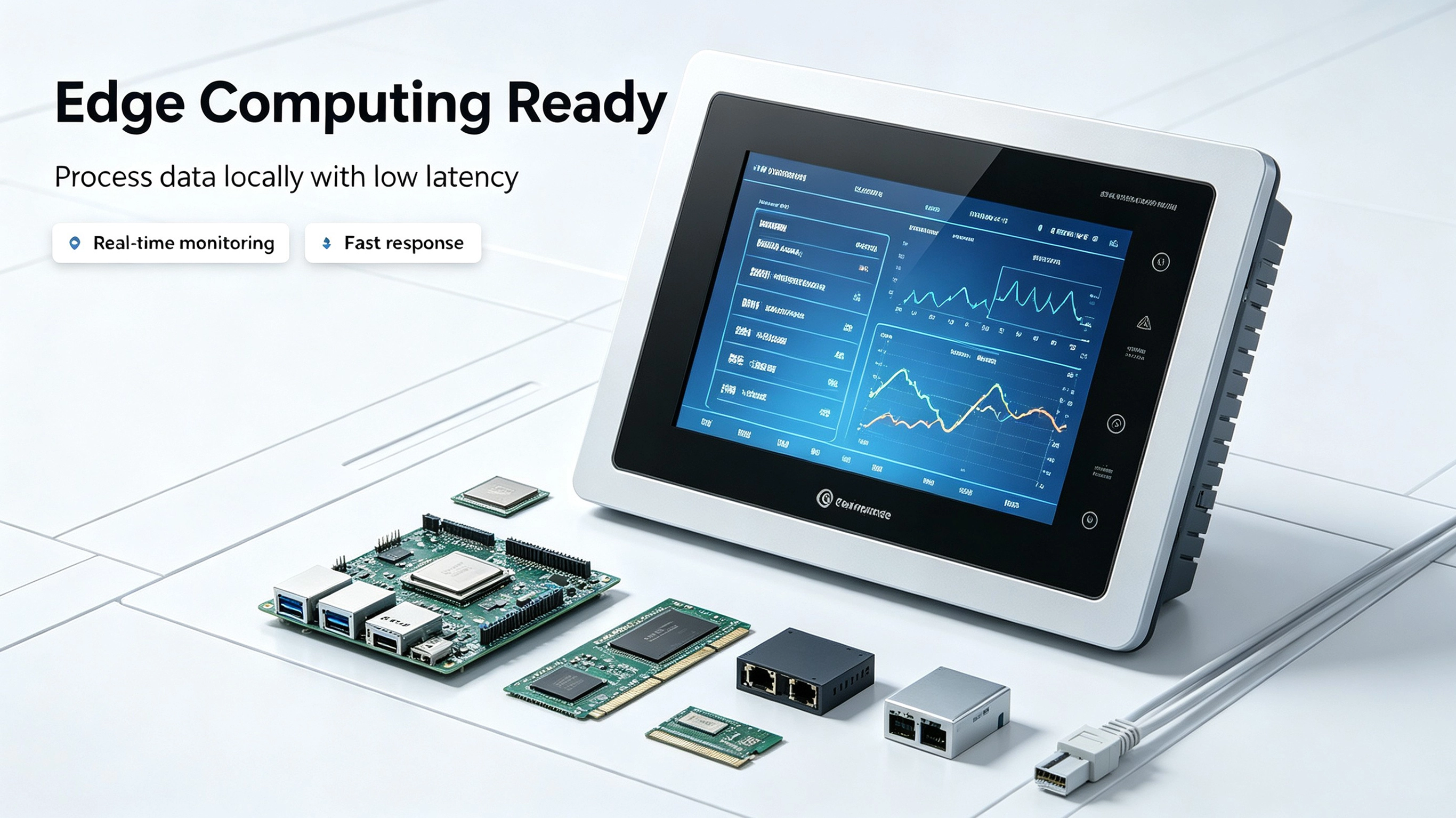 Industrial CPU core performance edge computing processing diagram
