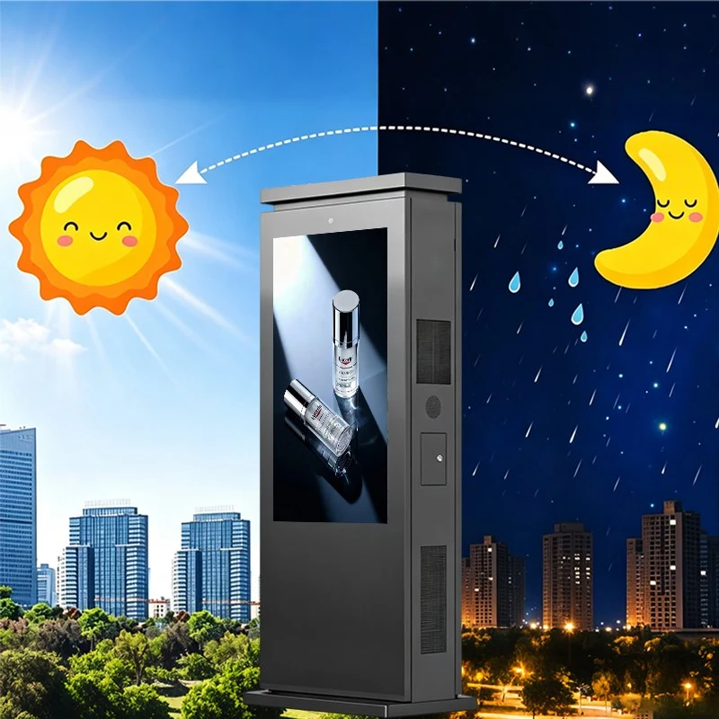 Qtenboard outdoor digital signage industrial hardware support 24/7 nonstop commercial operation